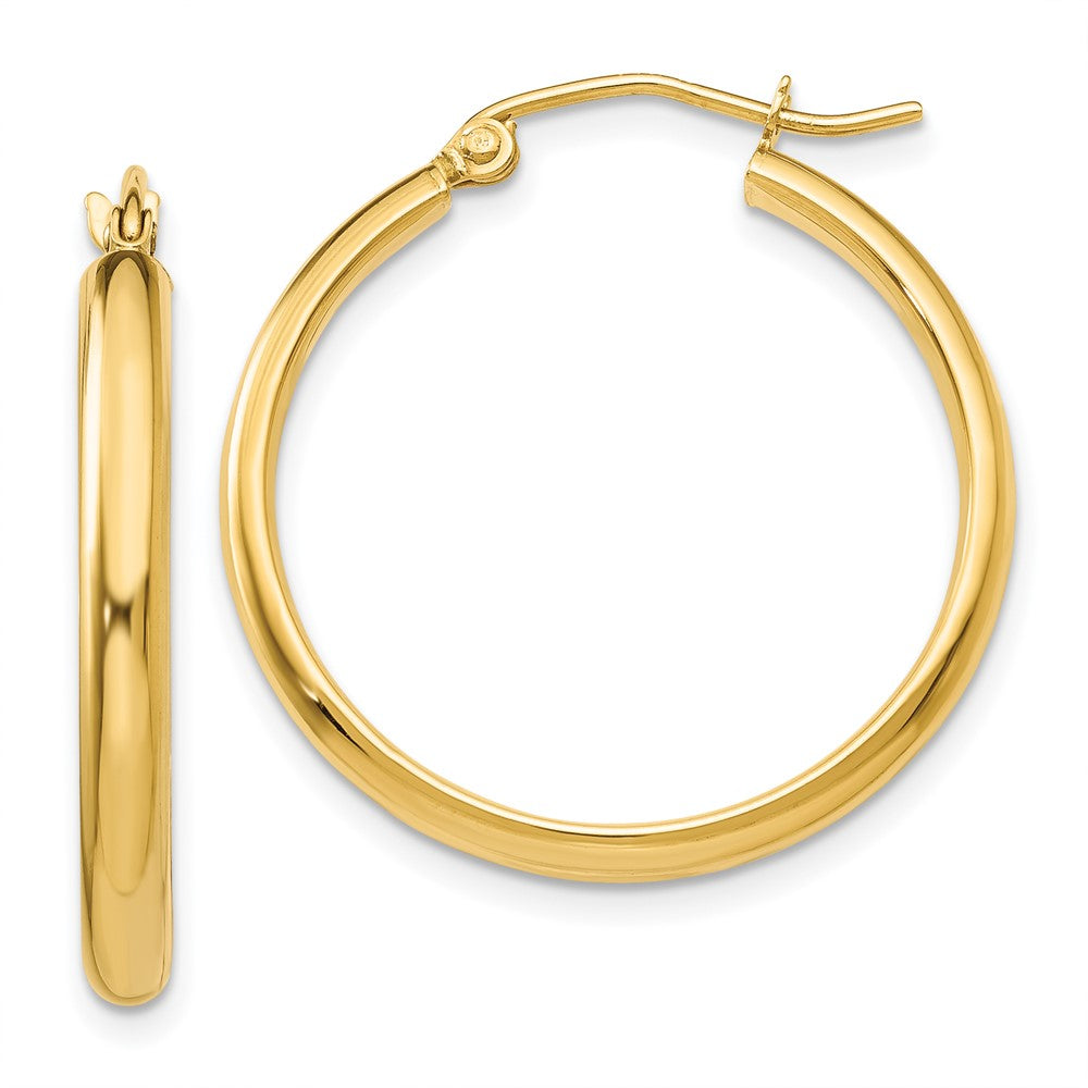 14k Polished Hoop Earring - 13