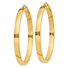 14k Polished Hoop Earring - 12