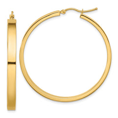 14k Polished Hoop Earring - 12