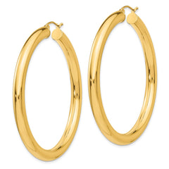 14k Polished 5mm Tube Hoop Earrings - 5