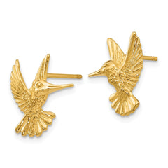 14k Hummingbird Post Earrings - 2