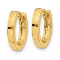 14k Round Hinged Hoop Earrings - 9