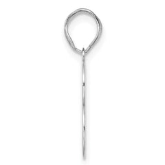 14kw Polished Number 13 Pendant - 2