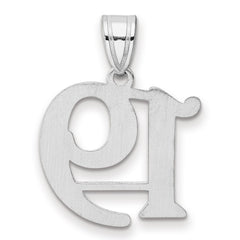 14kw Polished Number 19 Pendant