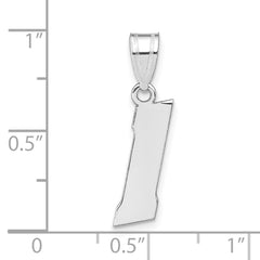 14kw Polished Block Number 1 Pendant