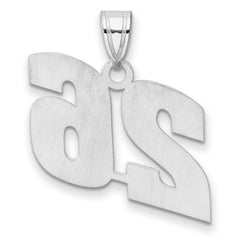 14kw Polished Block Number 26 Pendant