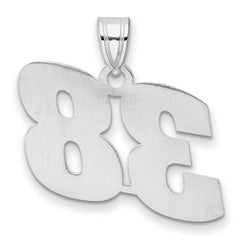 14kw Polished Block Number 38 Pendant
