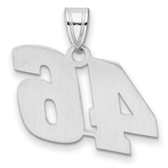 14kw Polished Block Number 46 Pendant
