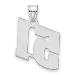14kw Polished Block Number 51 Pendant