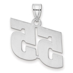 14kw Polished Block Number 55 Pendant