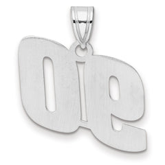 14kw Polished Block Number 90 Pendant