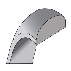 Sterling Silver Rhodium-plated 9mm Half Round Milgrain Size 4.5 Band