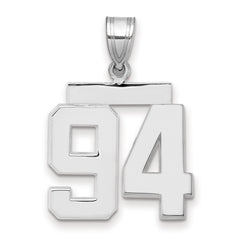 14kw Medium Polished Number 94 Charm