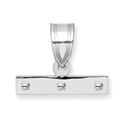 14kw Medium Polished Top Charm
