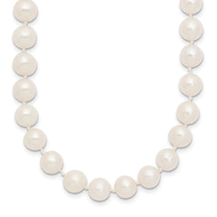 14k 7-8mm White Near-Round Freshwater Cultured Pearl 20 inch Necklace