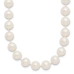 14k 8-9mm White Near Round Freshwater Cultured Pearl Necklace 2025-D