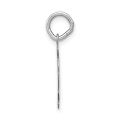 14kw Medium Satin Number 5 Charm