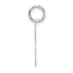 14kw Medium Satin Number 6 Charm