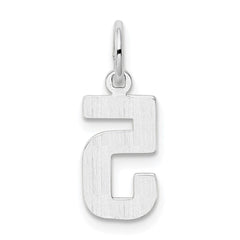 14kw Small Polished Number 5 Charm
