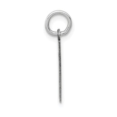 14kw Small Satin Number 1 Charm