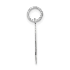 14kw Small Satin Number 2 Charm