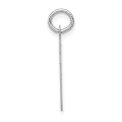 14kw Small Satin Number 39 Charm
