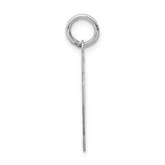 14kw Small Satin Number 62 Charm