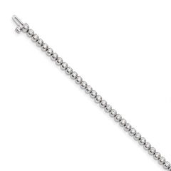 14k White Gold A Diamond Tennis Bracelet