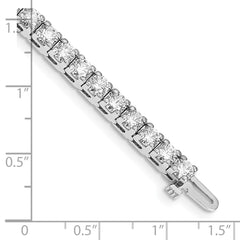 14k White Gold VS Diamond Tennis Bracelet