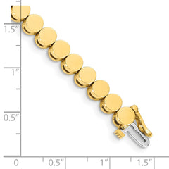 14k Holds 32 Stones up to 4mm Round Add-a-Diamond 7 inch Bracelet