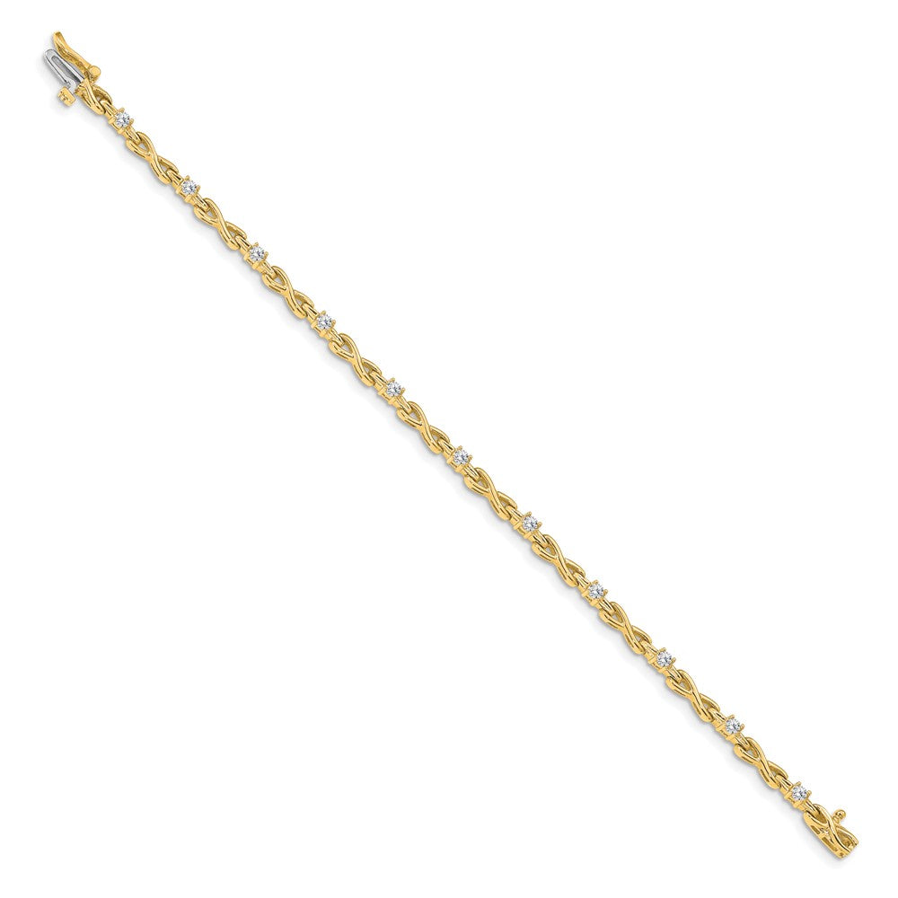 14k VS Diamond Tennis Bracelet