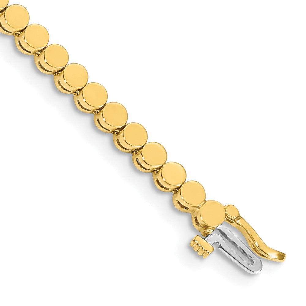14k Holds 52 Stones up to 2.25mm Round Add-a-Diamond 7 inch Bracelet