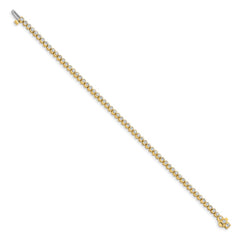 14k Complete 2.13 carat Round VS Diamond 2-prong 7 inch Tennis Bracelet