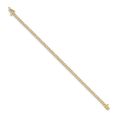 14k Complete 1.84 carat Round VS Diamond 4-prong 7 inch Tennis Bracelet