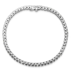 14k White Gold Complete 2.17 carat Round VS Diamond 4-prong 7 inch Tennis Bracelet