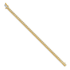 14k Complete 1.75 carat Round AAA Diamond 4-prong 7 inch Tennis Bracelet