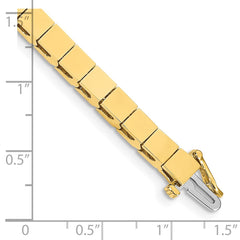 14k Holds 33 Stones up to 4mm Square Add-a-Diamond 7 inch Bracelet