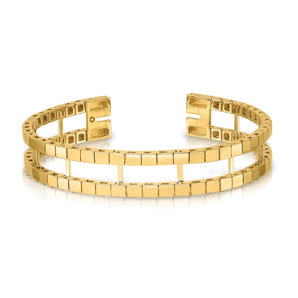 14k Tennis Jacket Bracelet Blank (Per Inch)