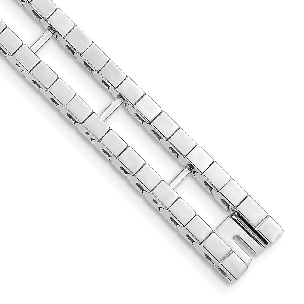 14k White Gold Tennis Jacket Blank (Per Inch) - 23