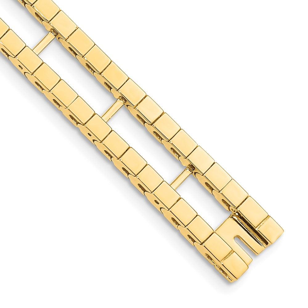 14k Tennis Jacket Bracelet Blank (Per Inch)