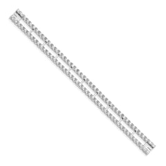 14k White Gold Tennis Jacket Blank (Per Inch) - 3