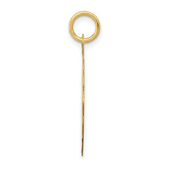 14k Baseball Disc Charm