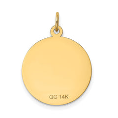14K A DATE TO REMEMBER Disc Charm - 3