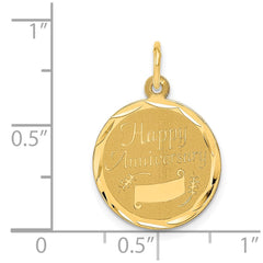 14K HAPPY ANNIVERSARY Charm - 8