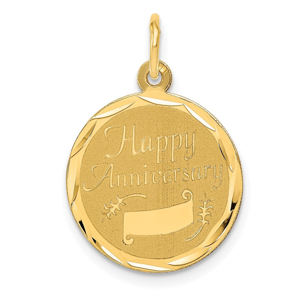 14K HAPPY ANNIVERSARY Charm - 8