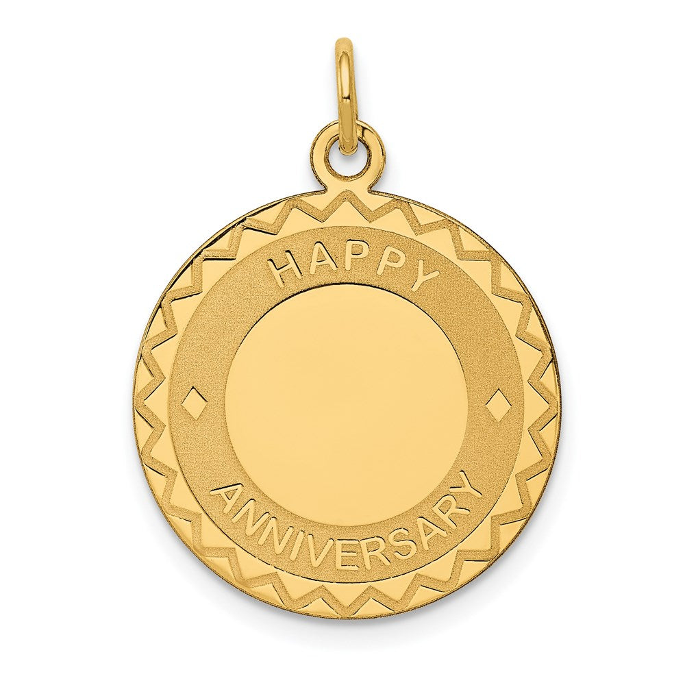14K HAPPY ANNIVERSARY Charm - 6