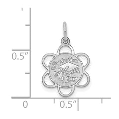 14k White Gold GRADUATION DAY Charm