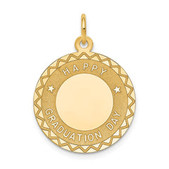 14k HAPPY GRADUATION DAY Charm