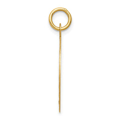 14k Confirmation Disc Charm