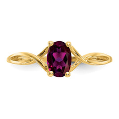 14k Rhodolite Garnet Birthstone Ring